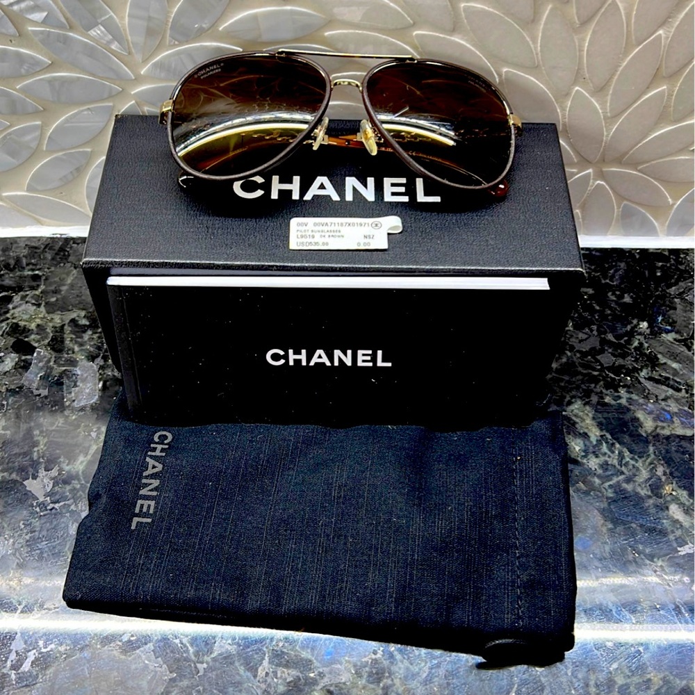 Chanel Pilot Sunglasses